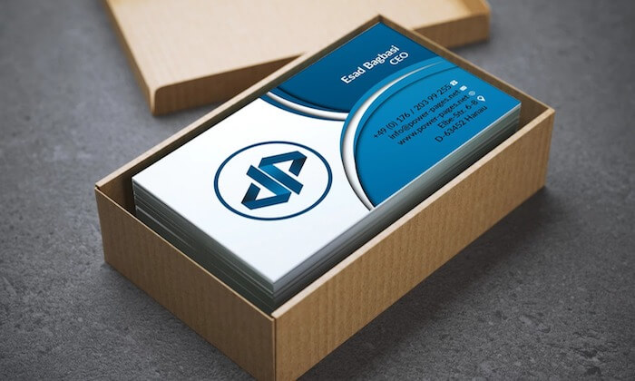 PowerPages Visitenkarten Box