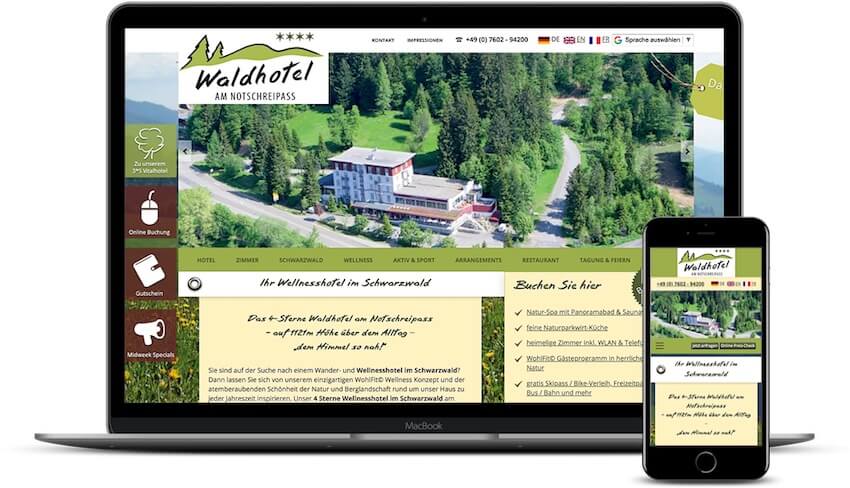 Referenz - Wellnesshotel Schwarzwald
